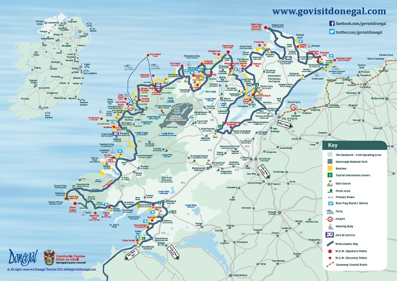 County Donegal Map